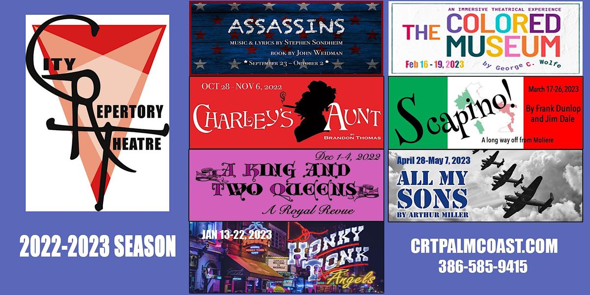 City Repertory Theatre 2022 2023 Season Pass City Repertory Theatre