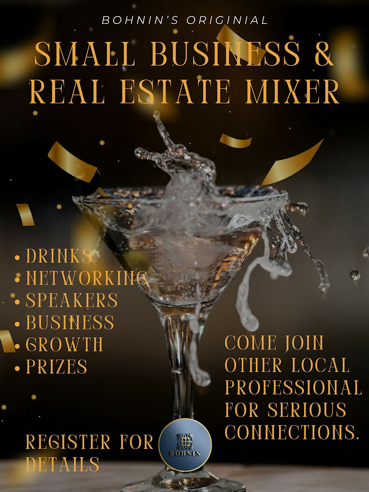 BOHNIN's Small Business and Real Estate Mixer.