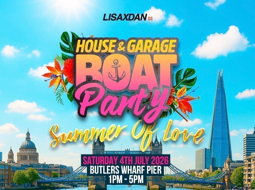 UK Garage Summer Boat Party
