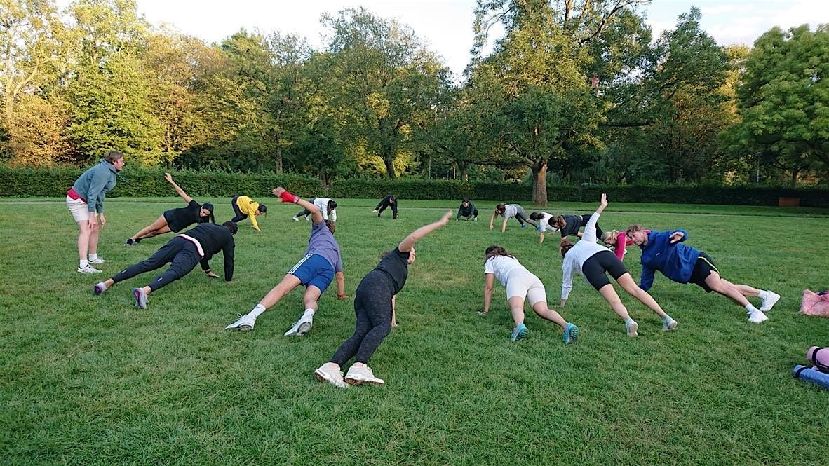 Outdoor bootcamp at Noorderpark by Terry with Jimme