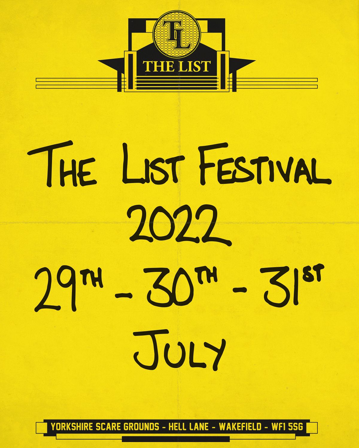 The List Festival 2022 Yorkshire Scare Grounds Scream Park, Wakefield