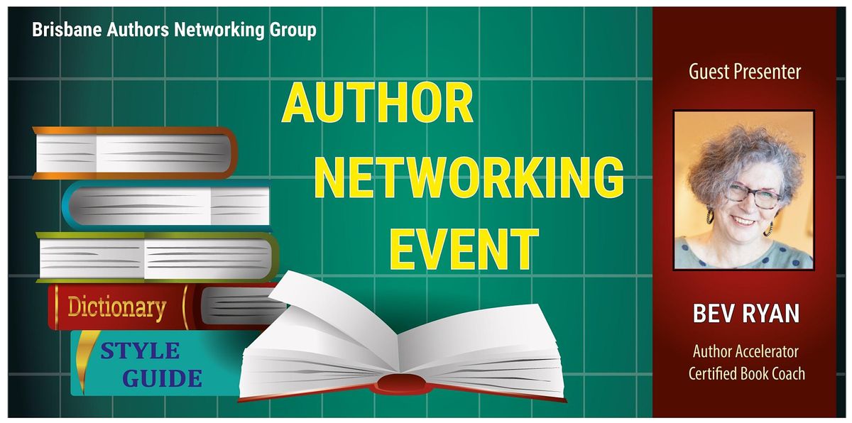 Brisbane Authors Networking Group (BANG) networking event \u2013 May 2022
