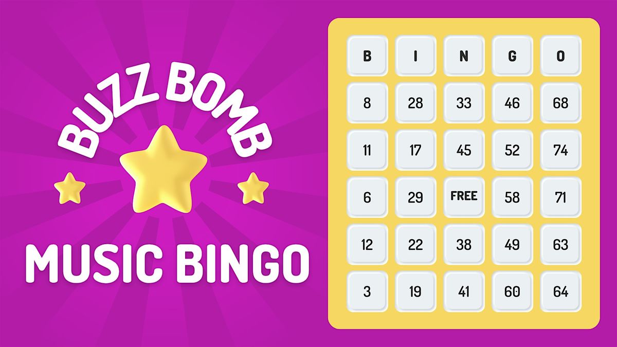 Buzz Bomb Music Bingo