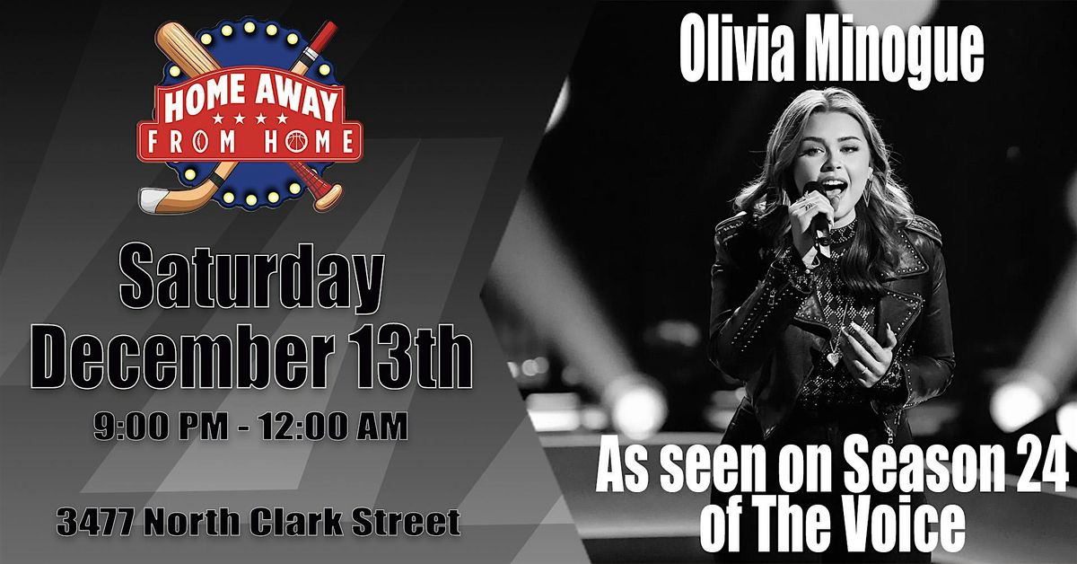 Olivia Minogue (As seen on Season 24 of The Voice)