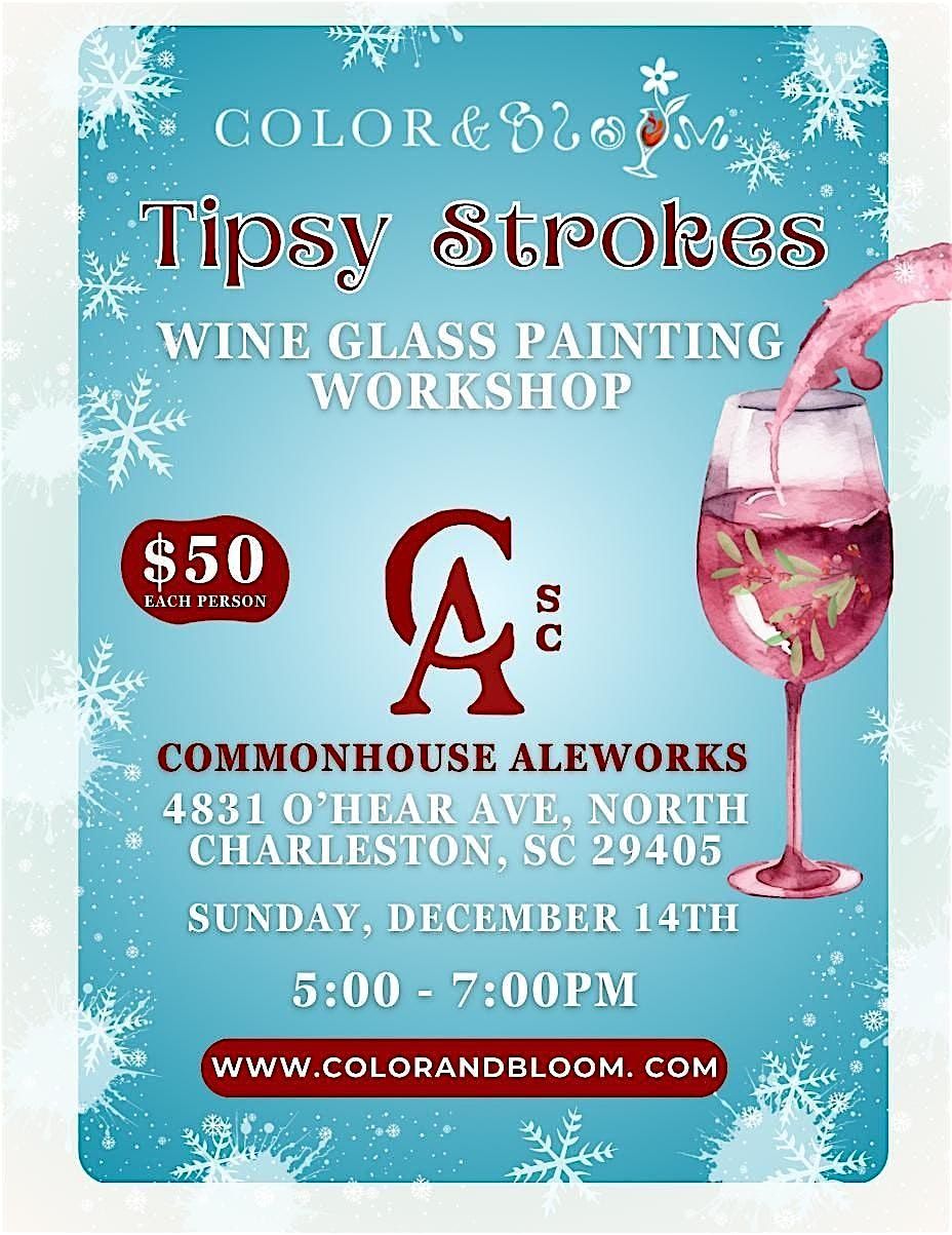 Tipsy Strokes: Wineglass Sip and Paint