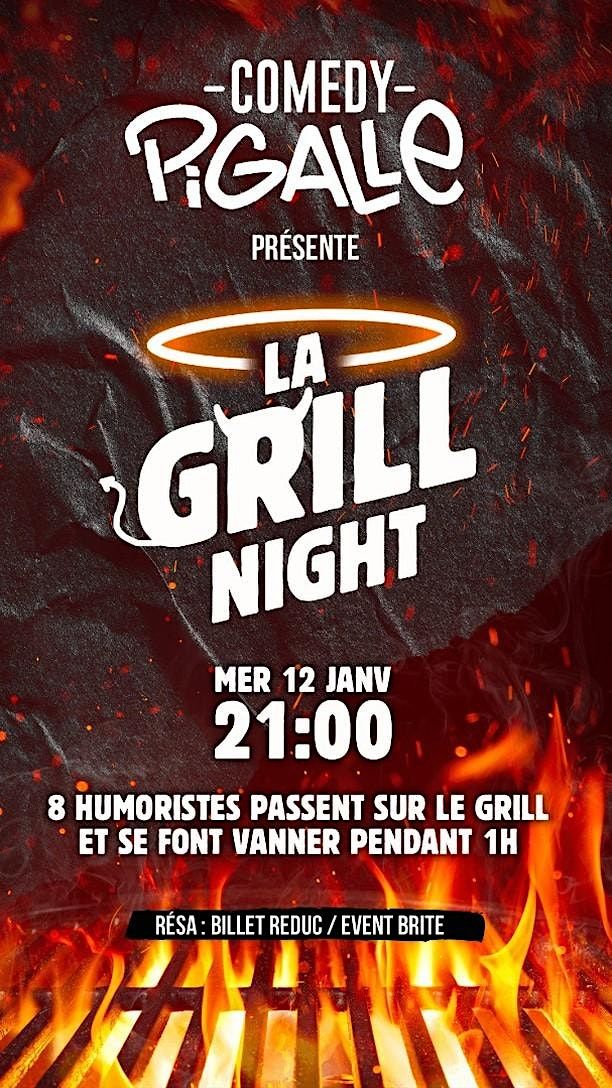 Grill Night du Comedy Pigalle