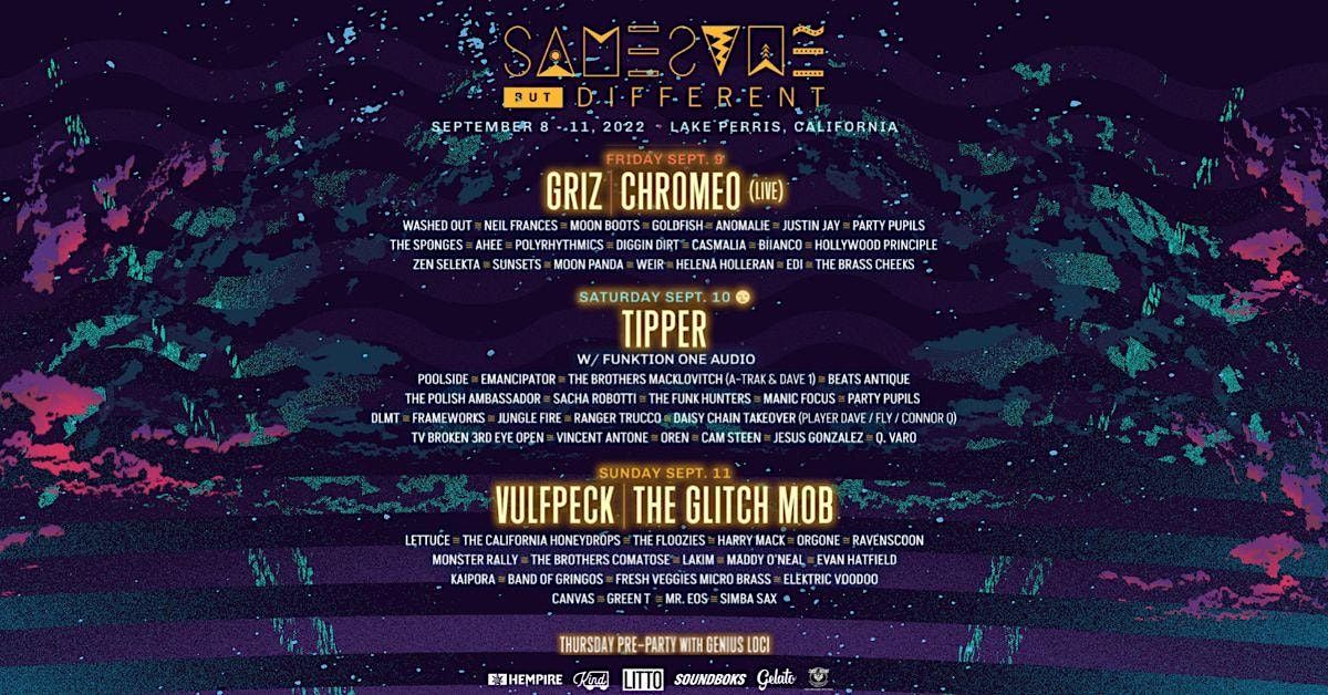 Same Same But Different Festival 2022 | Lake Perris State Park