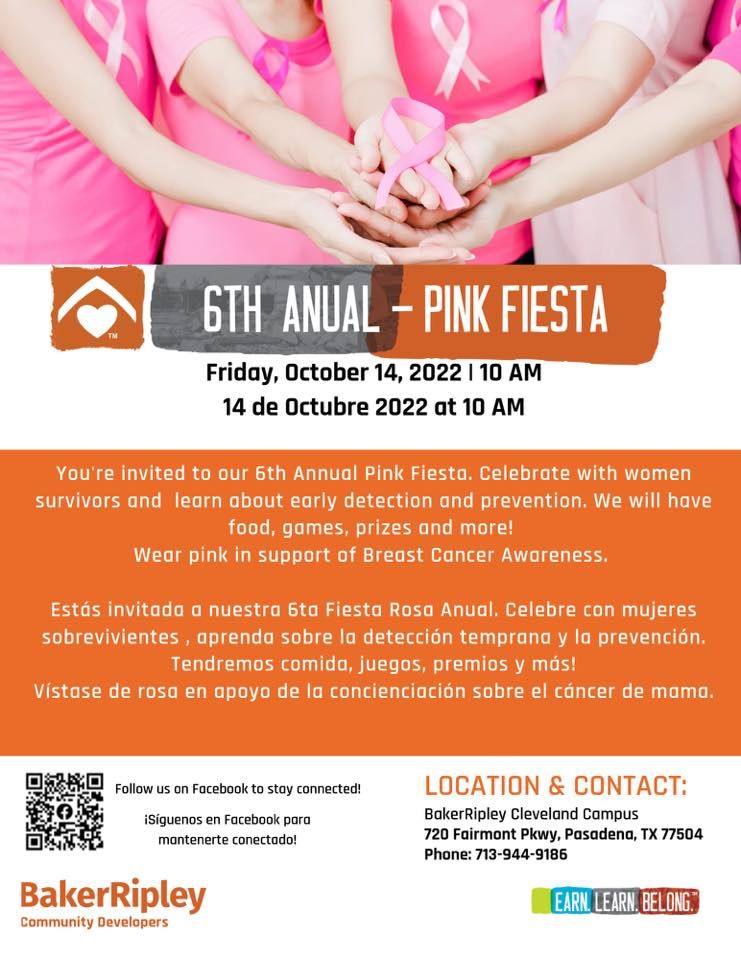 Pink Fiesta Breast Cancer Awarness/Fiesta Rosa Concensia del Cancer de ...