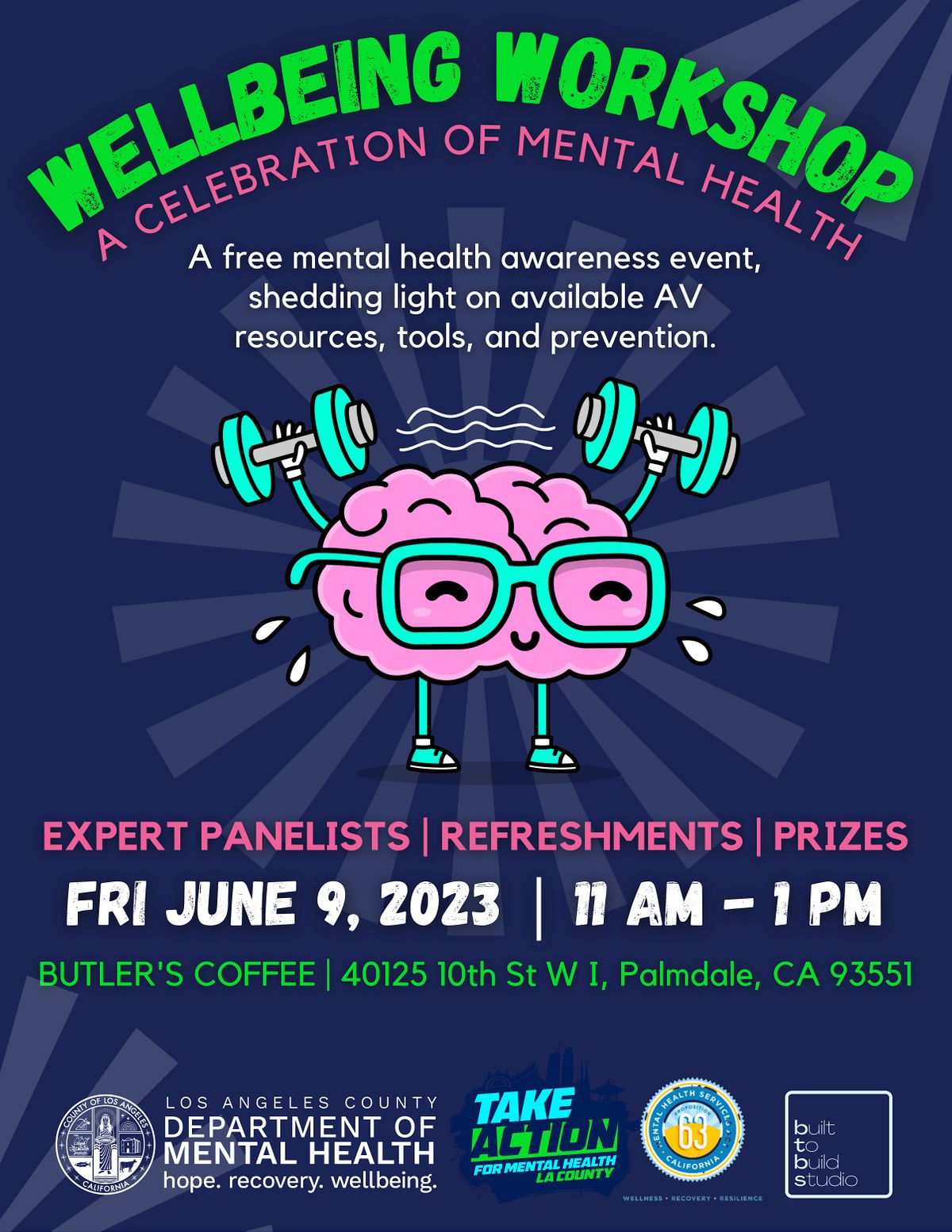 WELLBEING WORKSHOP: A Celebration of Mental Health | Butler's Coffee ...