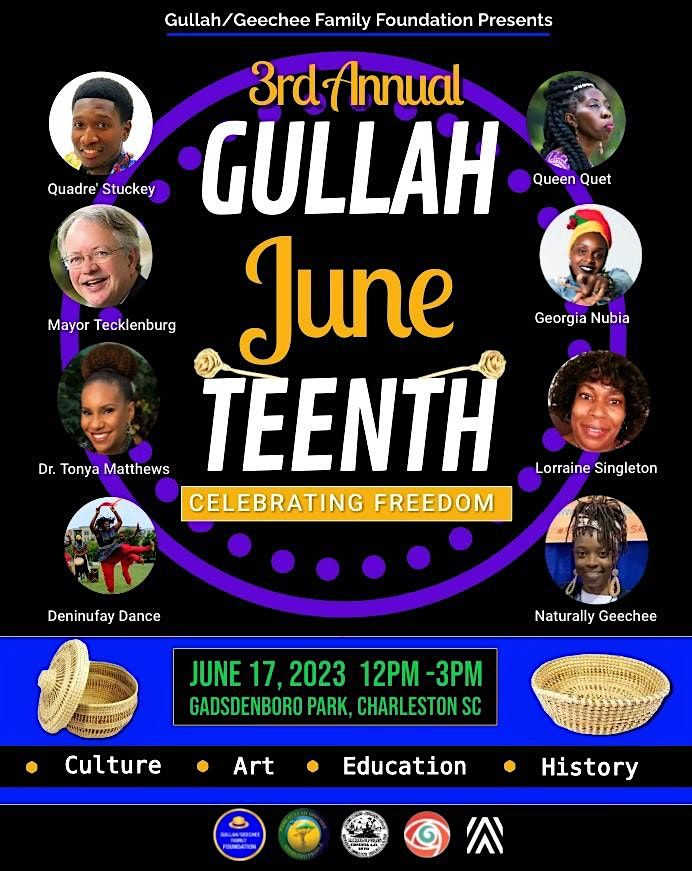 3rd Annual Gullah 134 Cannon St, Charleston, SC June 17