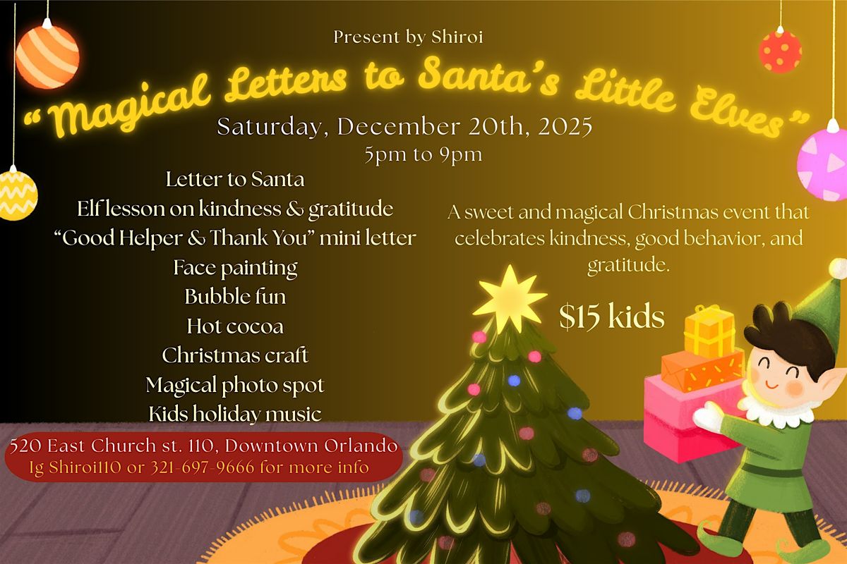 Magical Letters to Santa's Little Elves