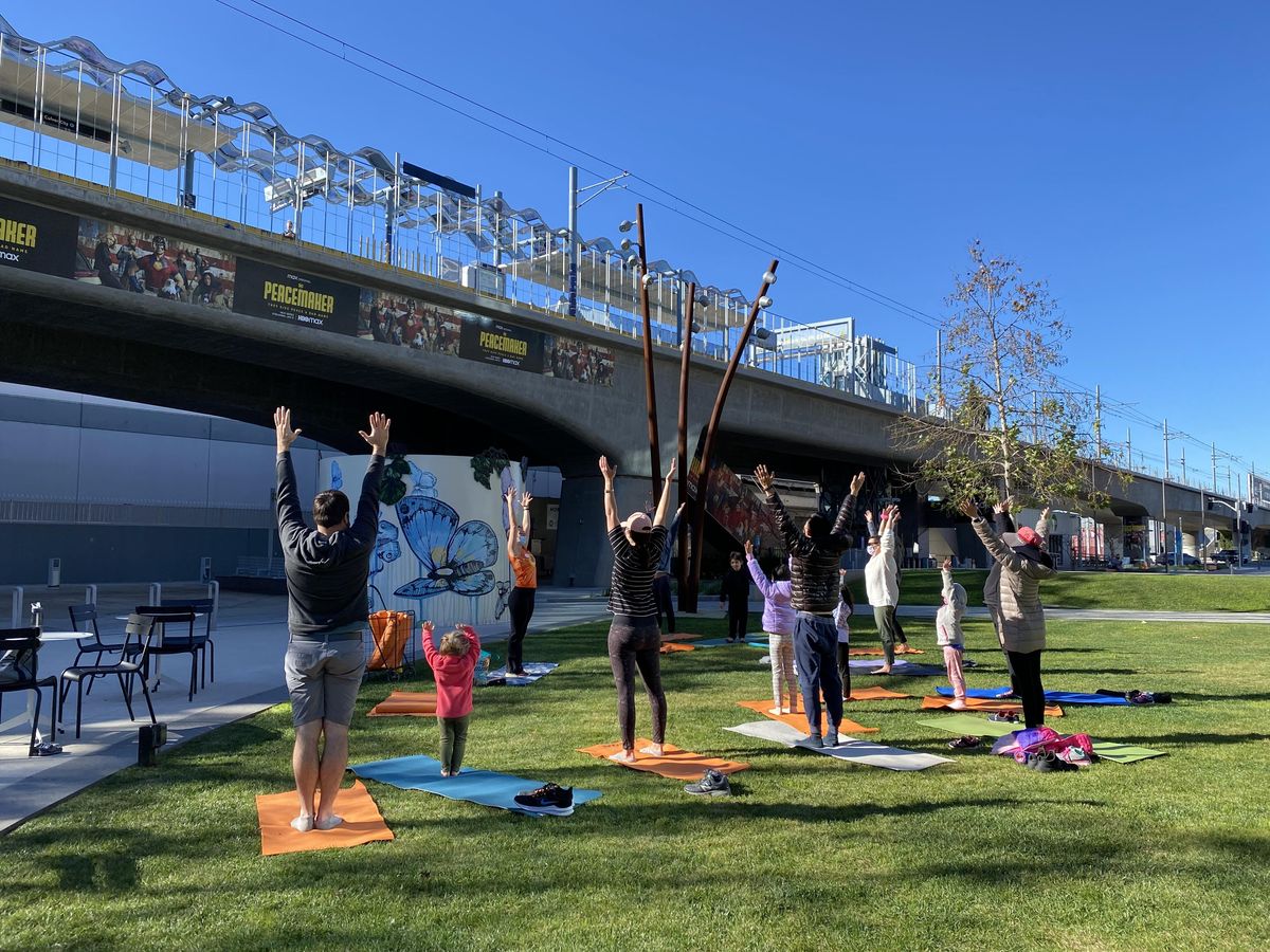Free Family Zooga Yoga at Ivy Station