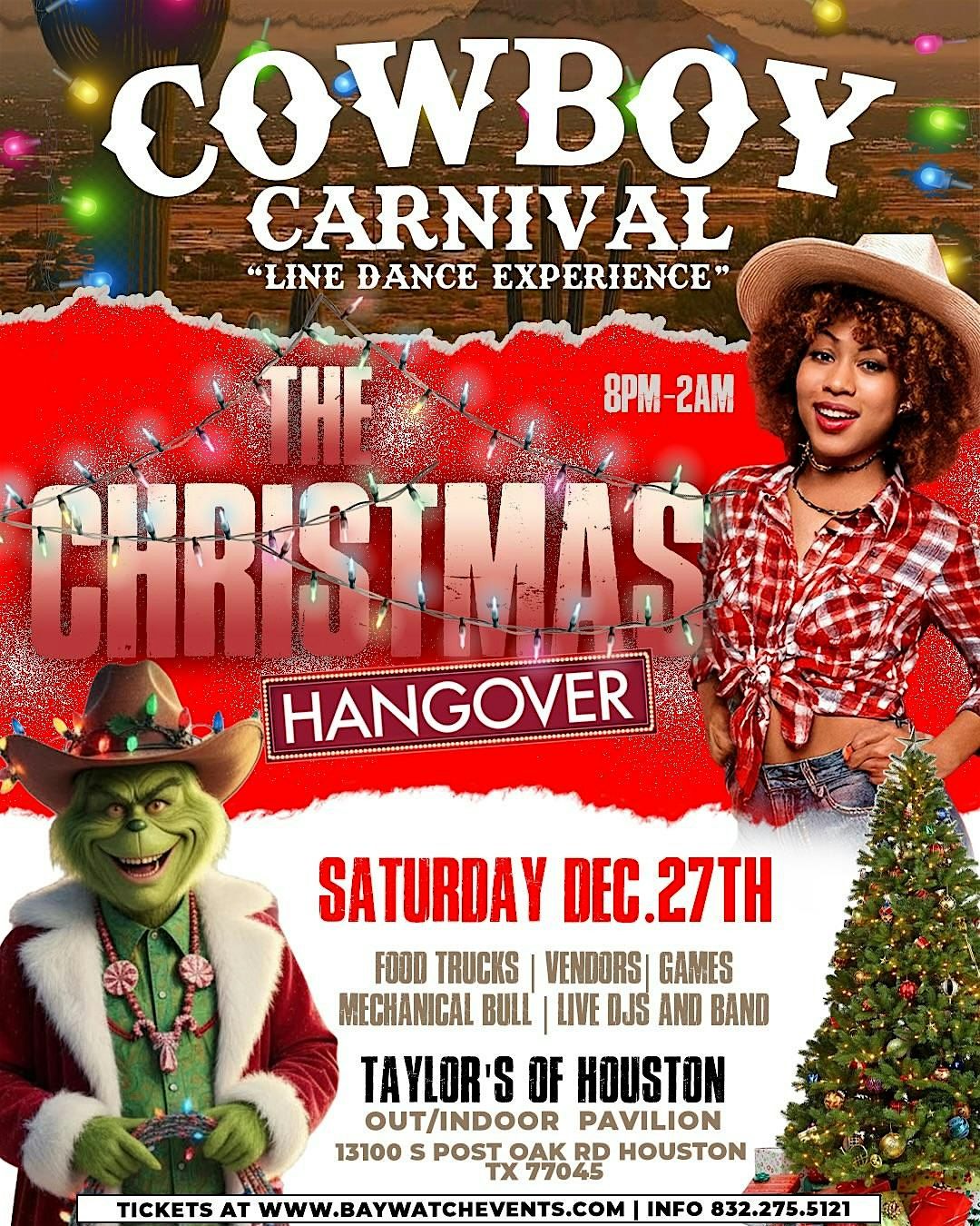 Cowboy Carnival: The Christmas Hangover (Line Dance Experience)