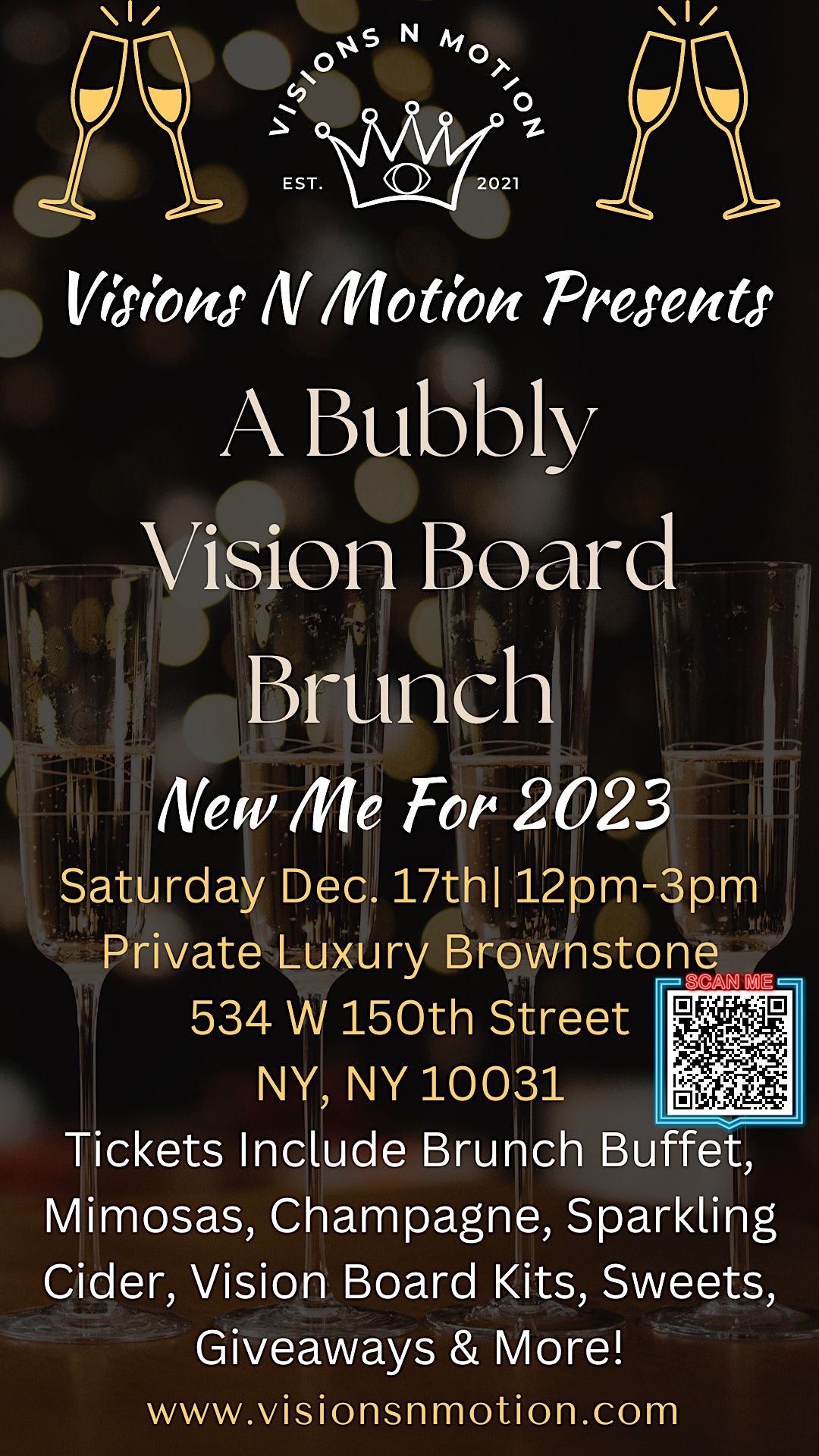 Visions N Motion Presents A Bubbly Vision Board Brunch: New Me For 2023 ...