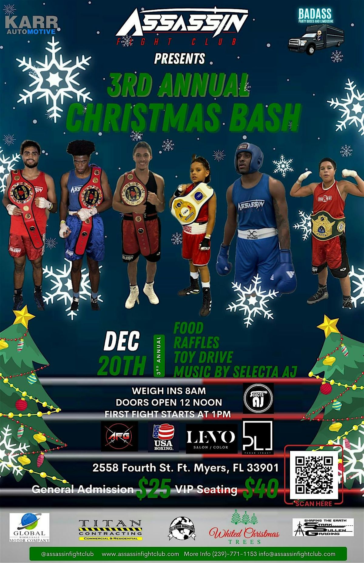 3rd Annual Amateur Boxing Christmas Bash