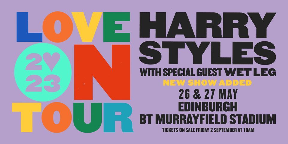 Harry Styles Love On Tour 2023 Bt Murrayfield Stadium Edinburgh Murrayfield Edinburgh Sc 4856