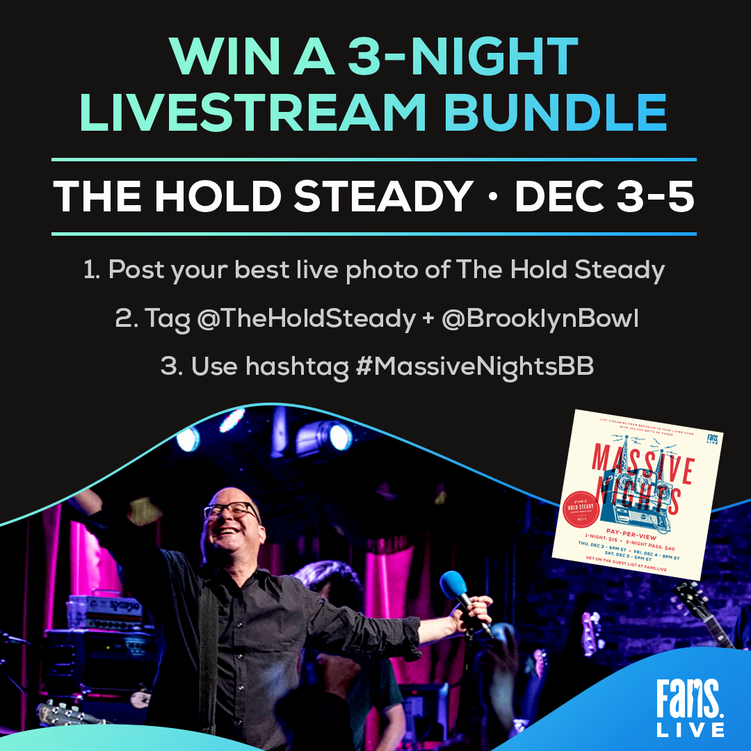 The Hold Steady - 3 Day Pass at Brooklyn Bowl - NY