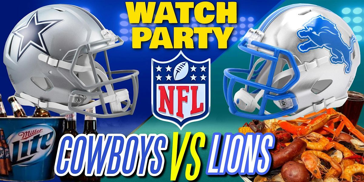 Cowboys vs Lions!! - Watch Party at The Revel!