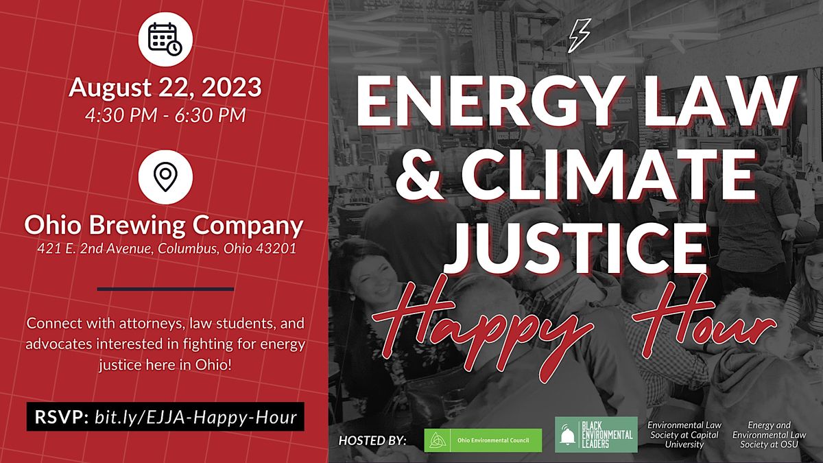 Energy Law & Climate Justice Happy Hour
