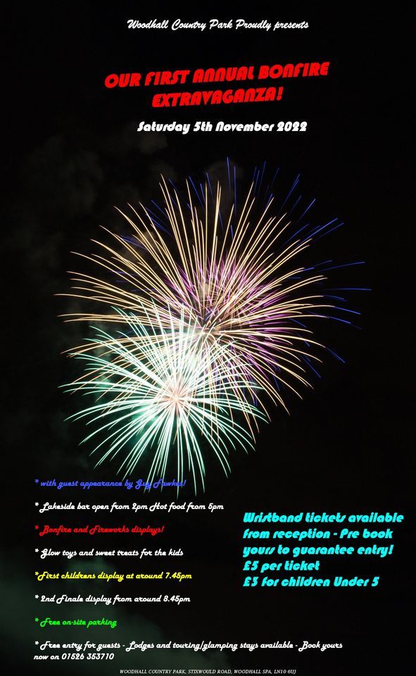 Woodhall Country Park 1st annual Bonfire extravaganza