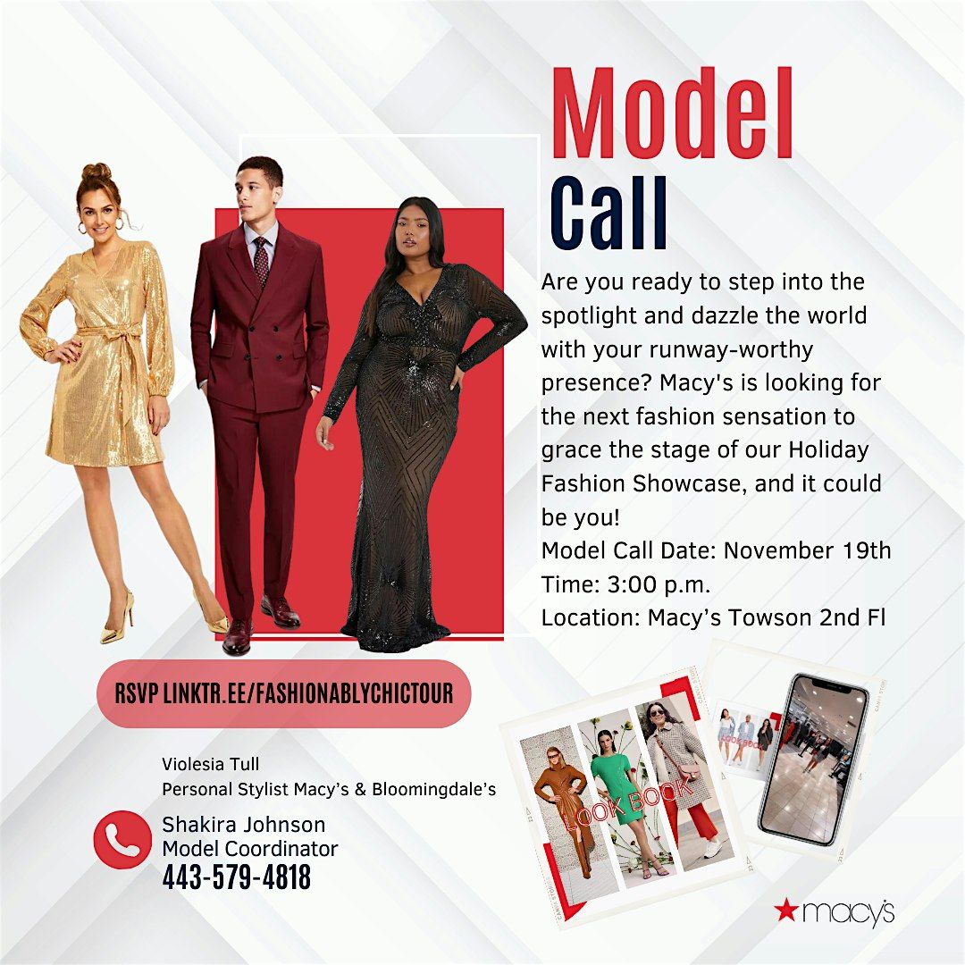 Macys Model Call | Macy's, Towson, MD | November 19, 2023