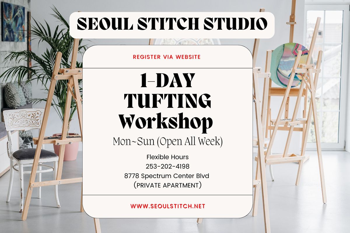 1Day Rug Tufting San Diego Art Event 8778 Spectrum Center Blvd, San Diego, CA