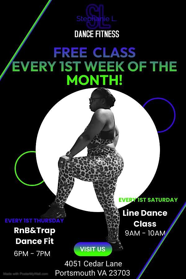**FREE** RnB Dance Fitness and Line Dance Classes