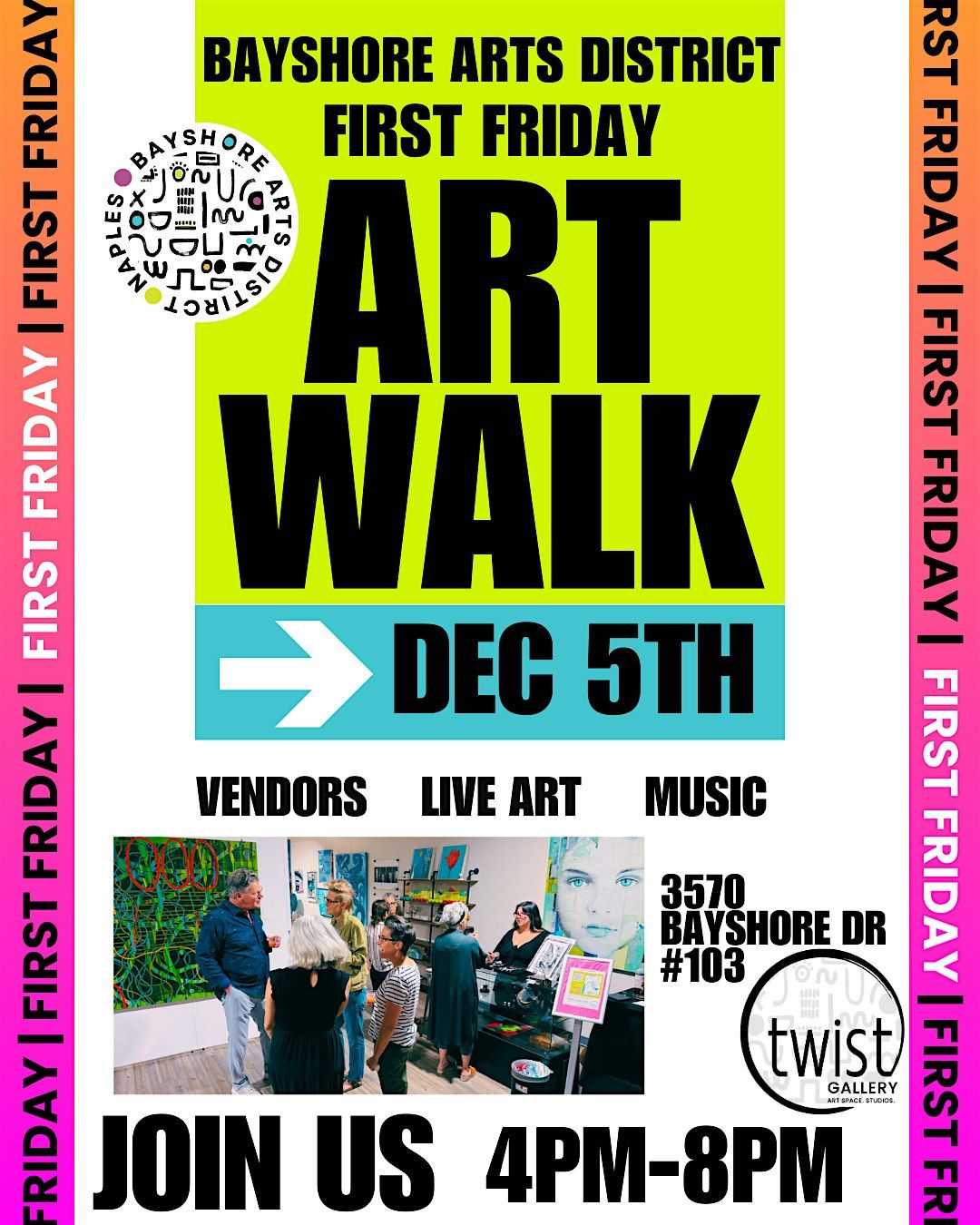 Bayshore Art District's "First Friday" Art Walk