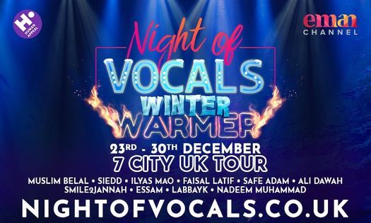 Night of Vocals - Winter Warmer - Birmingham - 27th December 2021