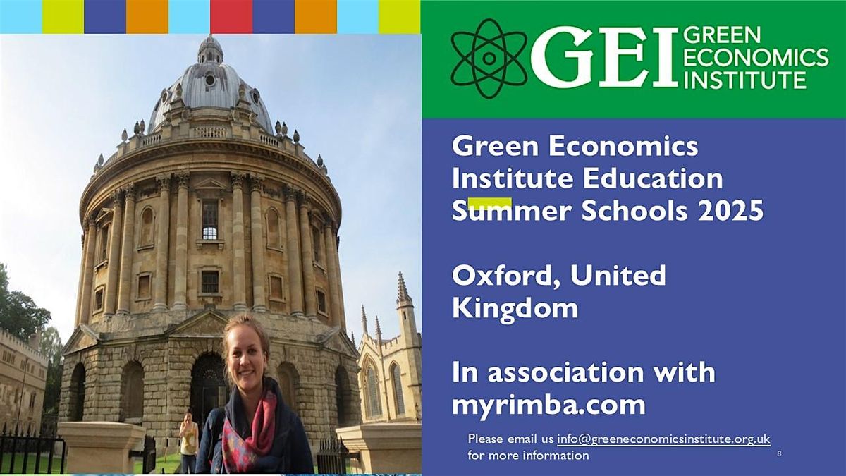 Green Economics Institute's International Summer School and Academy 2026