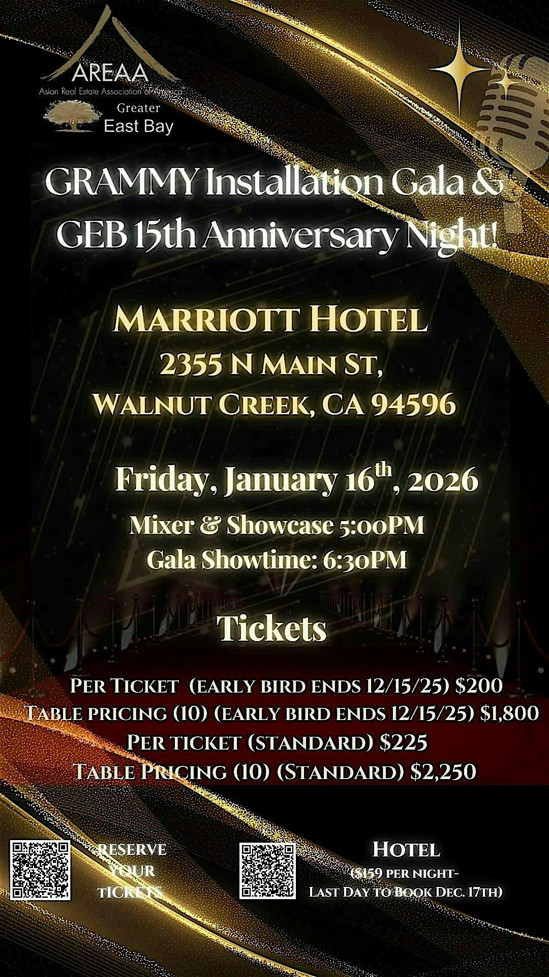 AREAA Greater East Bay 2026 Installation Gala