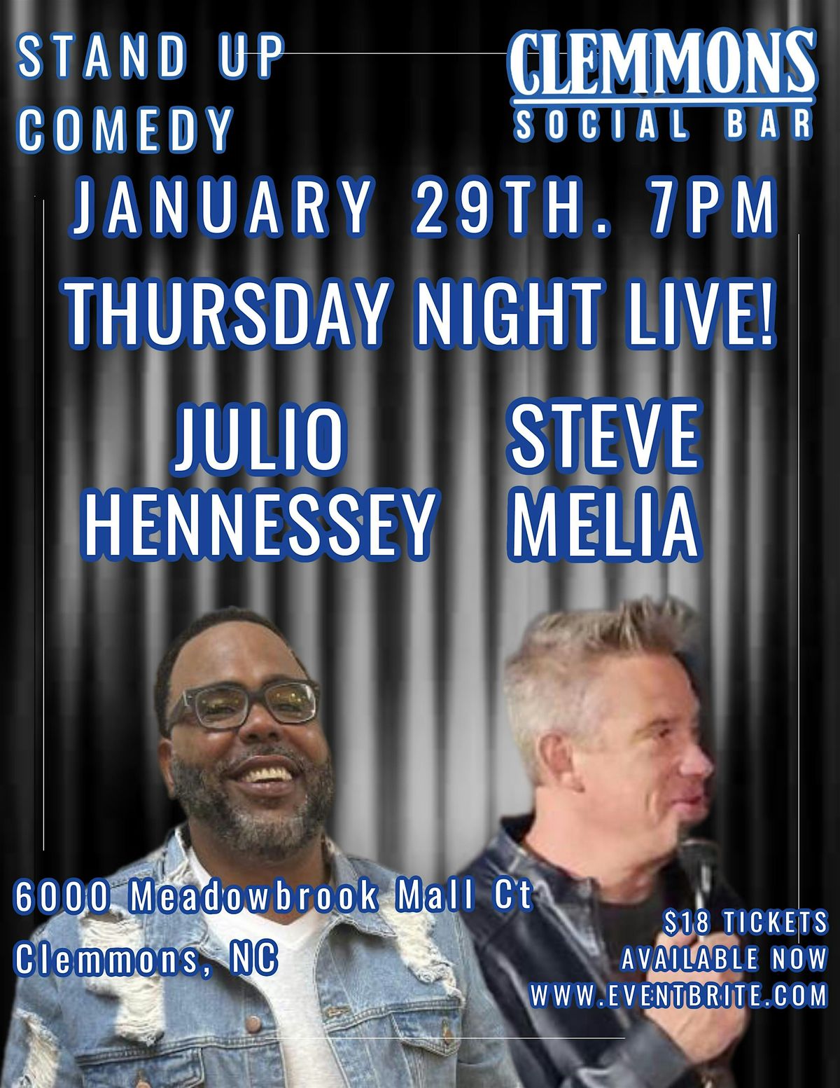 THURSDAY NIGHT LIVE! At Clemmons Social Bar!