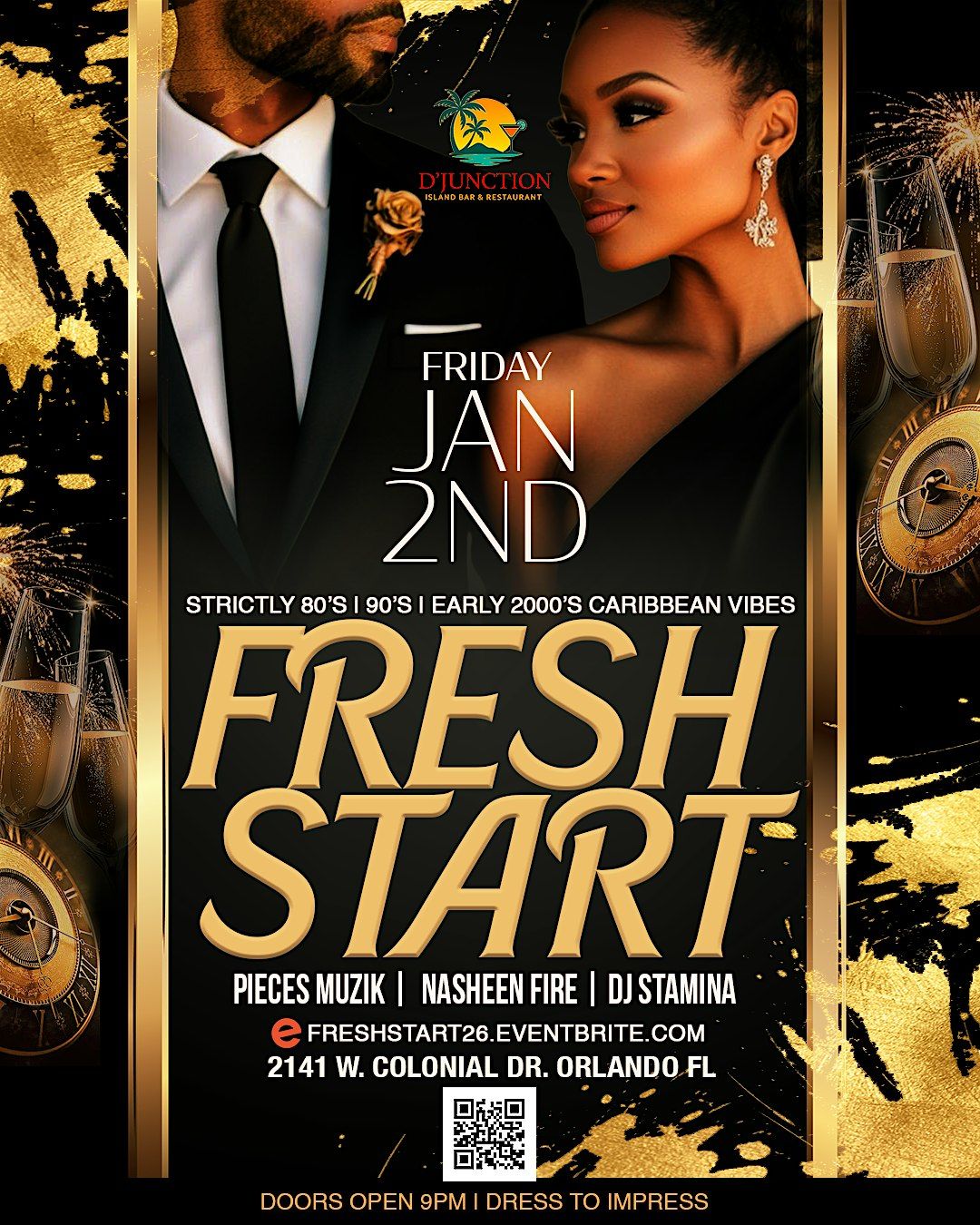 FRESH START: Caribbean Party W\/Pieces Muzik | Nasheen Fire | DJ Stamina