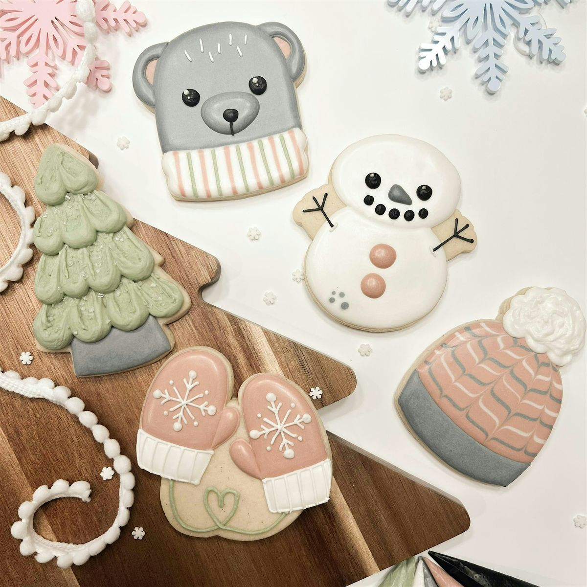 4PM - Winter Wonderland Sugar Cookie Decorating Class!