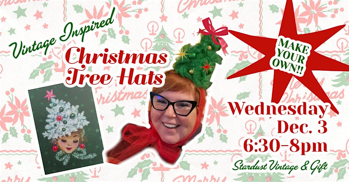 Vintage Christmas Tree Hat DIY