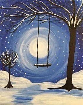 Christmas Paint Night at Jazzercise Hamden Fitness Studio