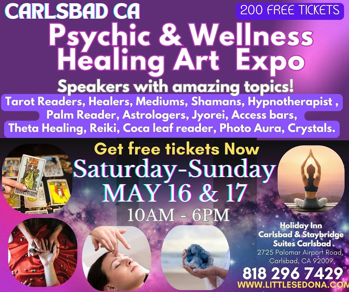 CARLSBAD - Psychic & Healing Art Fair- MAY 16 & 17