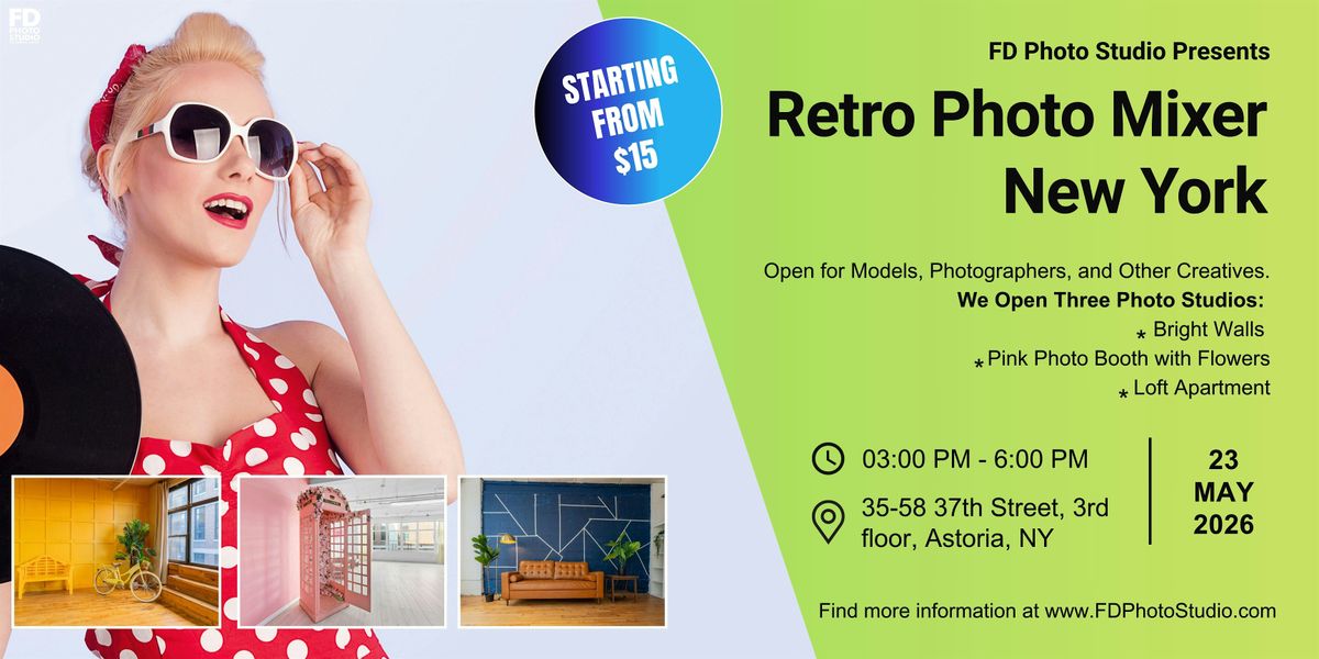 Retro Photo Mixer Event in New York