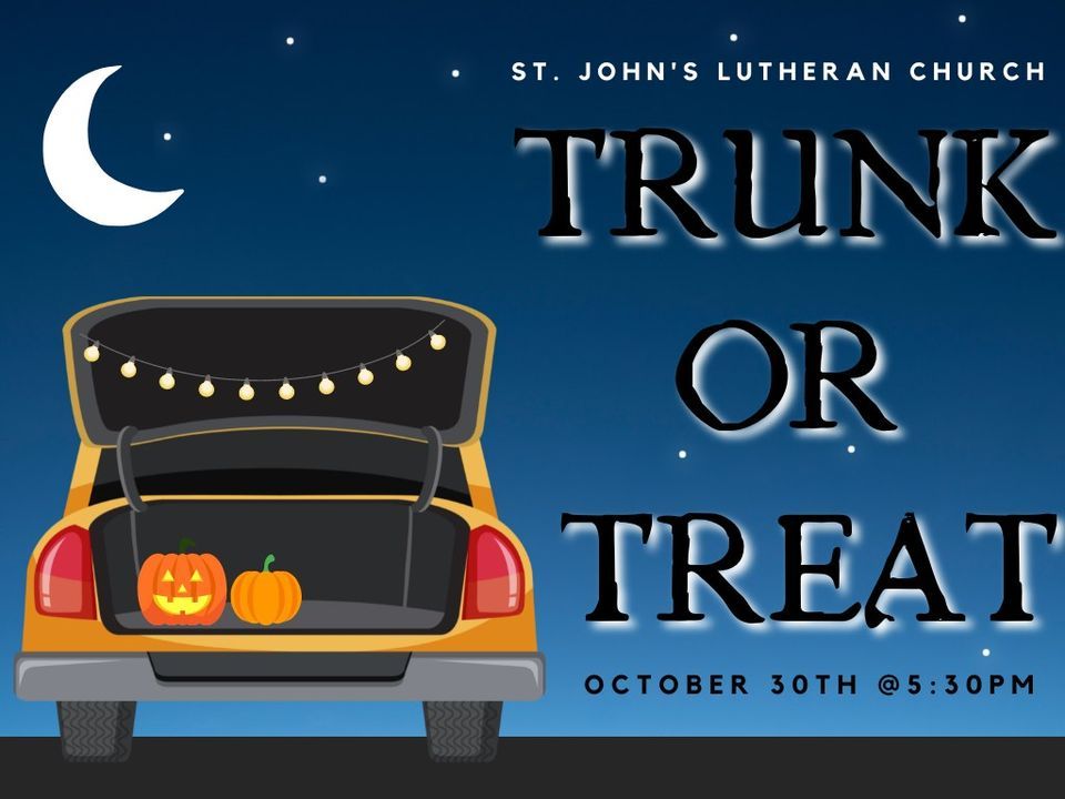 Trunk or Treat at St. Johns St. John's Lutheran Church Spokane
