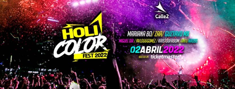 Holi Color fest Guadalajara | Calle 2, Zapopan, JA | April 2, 2022