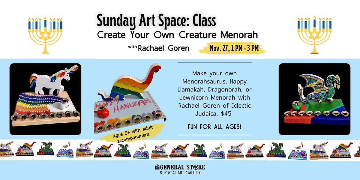 Create Your Own Creature Menorah Mill District Local Art Gallery