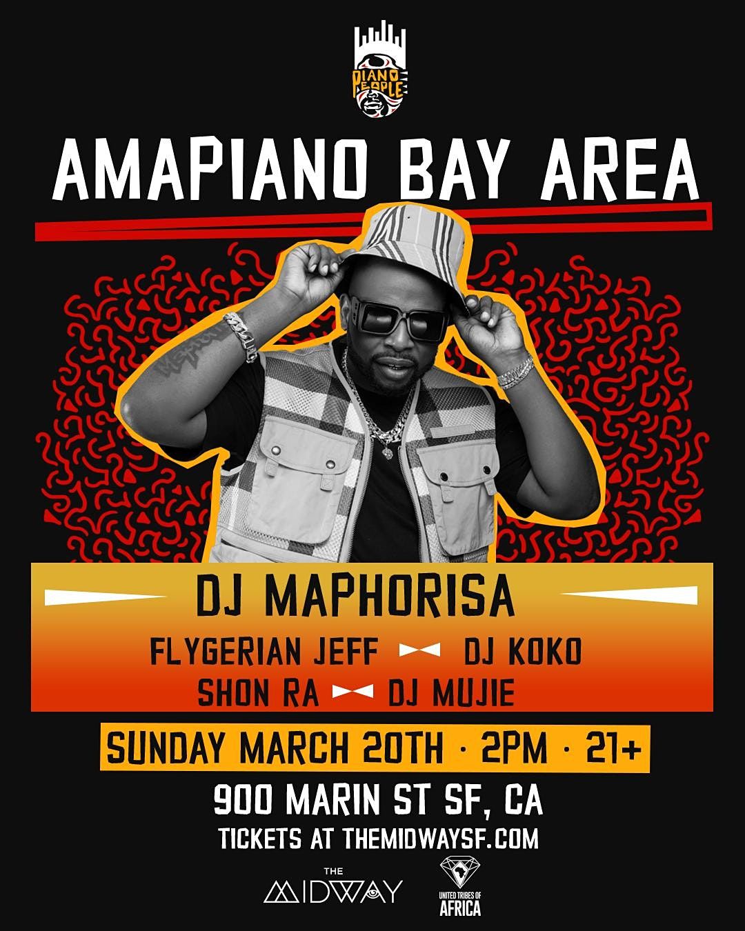 AMAPIANO BAY AREA DJ MAPHORISA LIVE At The Midway San Francisco On AMAPIANO BAY AREA DJ MAPHORISA LIVE At The Midway San Francisco On