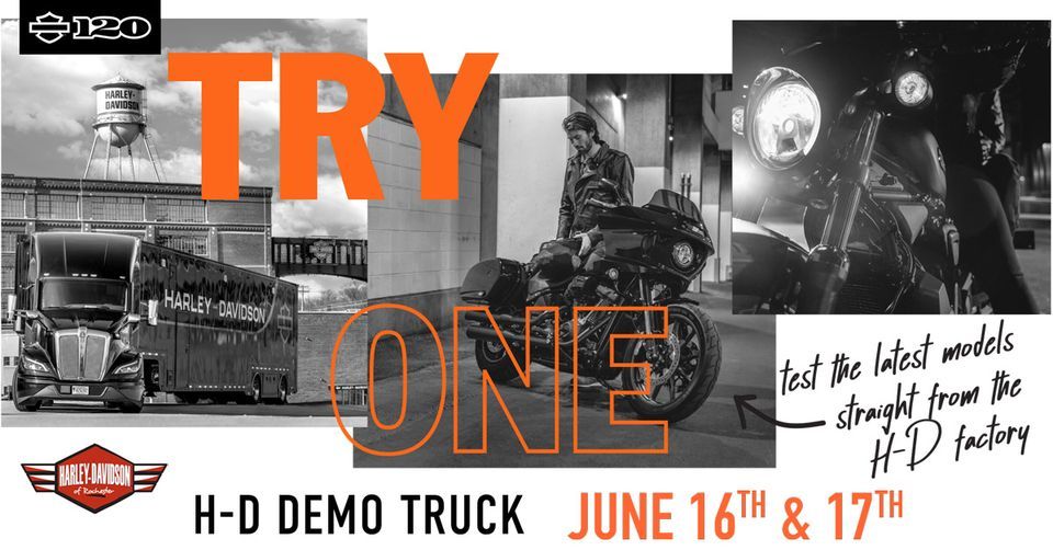 HarleyDavidson Demo Truck HarleyDavidson of Rochester June 16 to