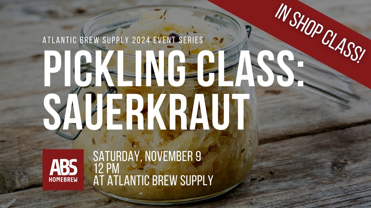 Pickling Class Sauerkraut 3709 Neil St, Raleigh, NC, United States