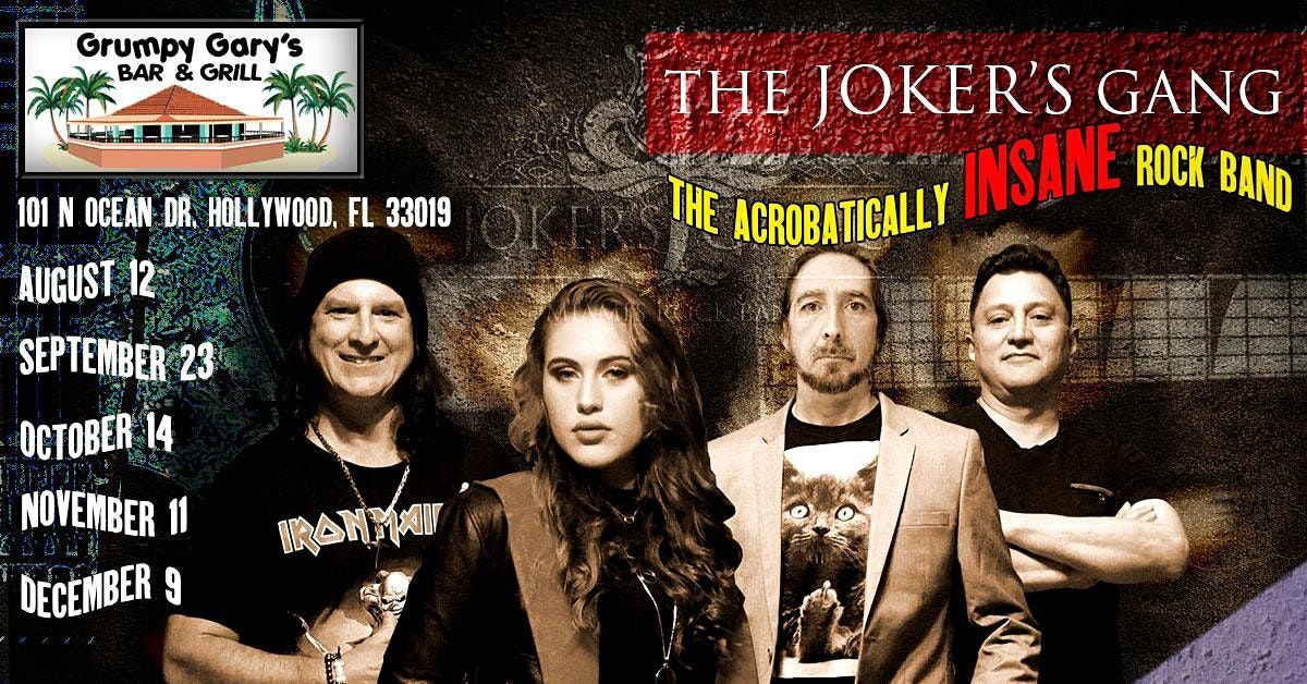 GRUMPY GARYS PRESENTS THE JOKERS GANG ROCK BAND | Grumpy Gary's Bar ...