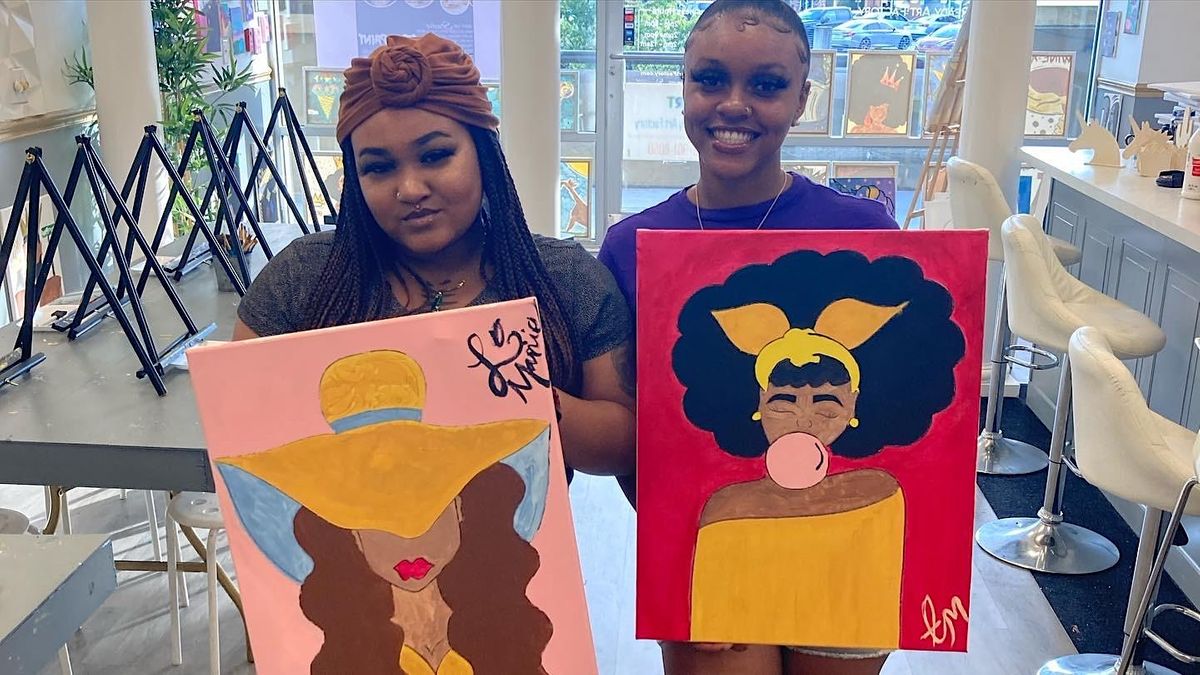 Trap N Paint Friday\u2019s  \u201cAdults only\u201c Sip N Paint