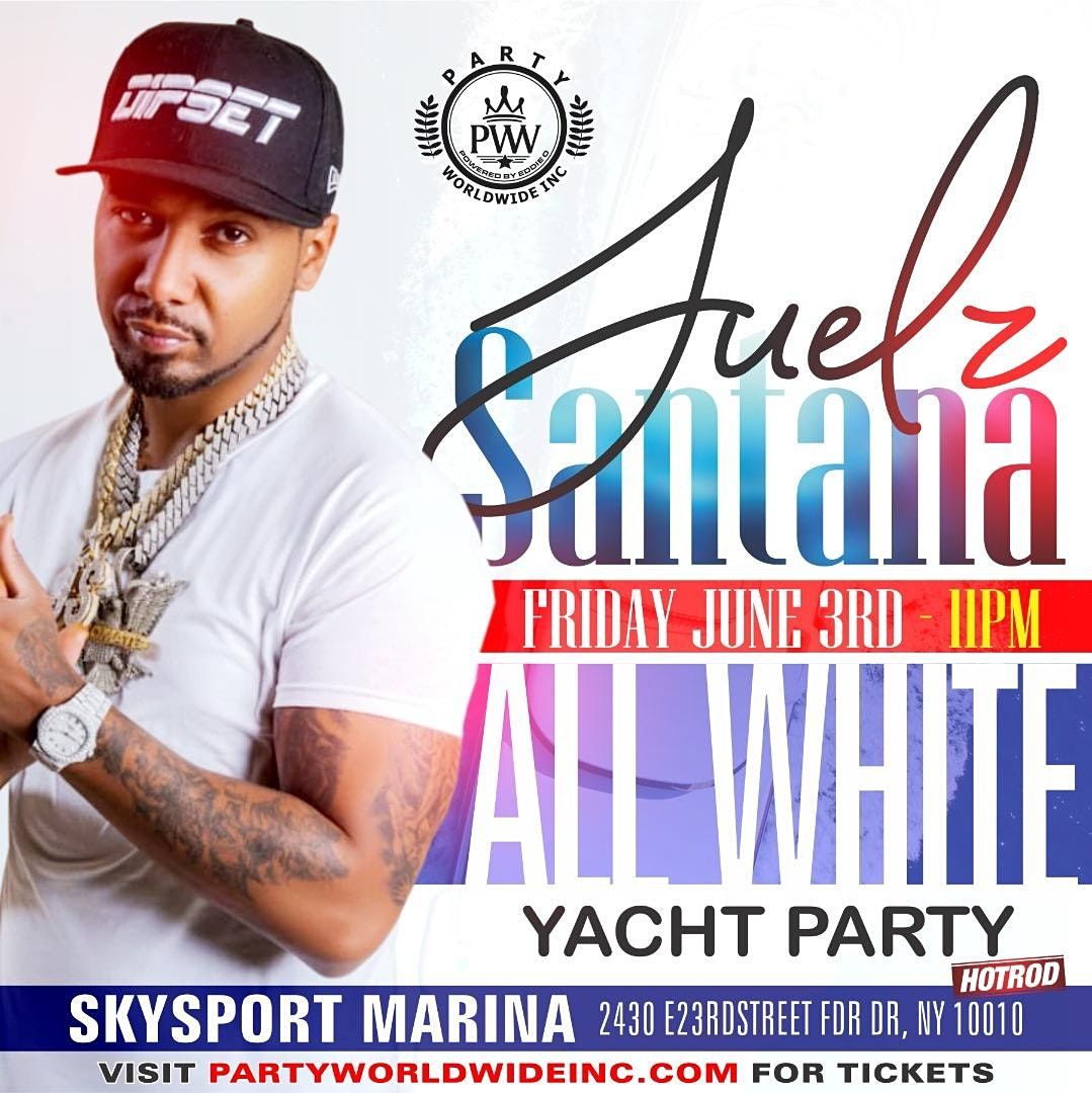 Juelz Santana All White Yacht Party - New York