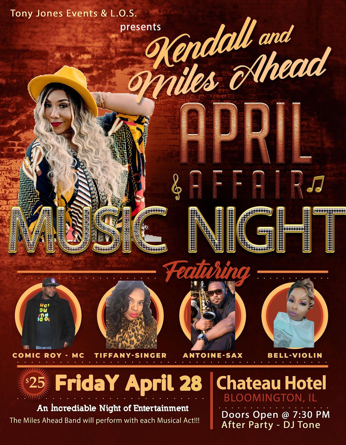 April Affair - Night of Music with Kendall, Miles Ahead & Friends