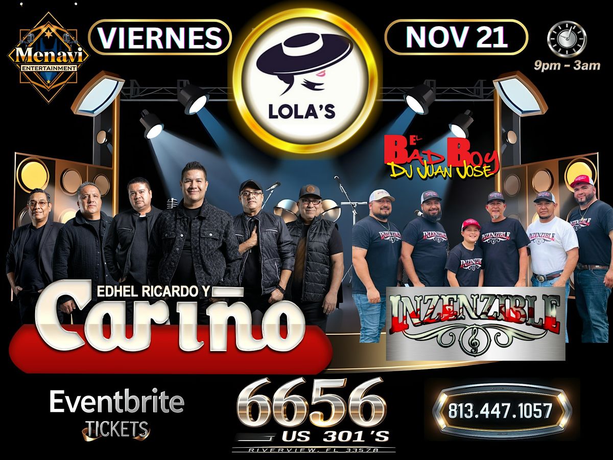 Grupo Cari\u00f1o y Grupo Inzenzible Live