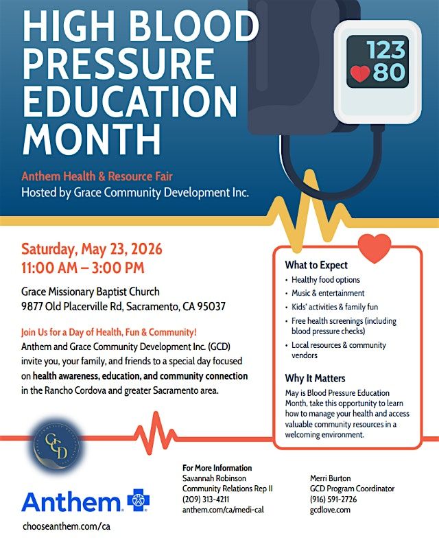 High Blood Pressure Education Month - Health & Resource Fair